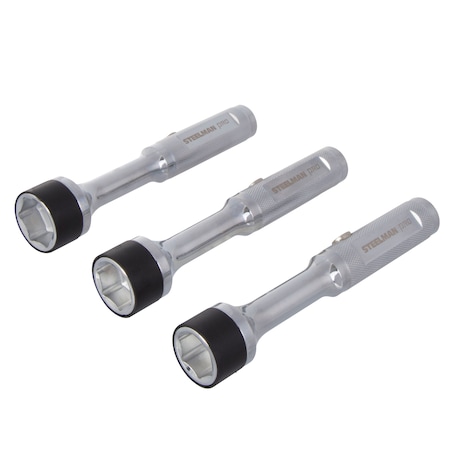 Steelman Pro 3-Piece Magnetic Lug Nut Handler Set 78906